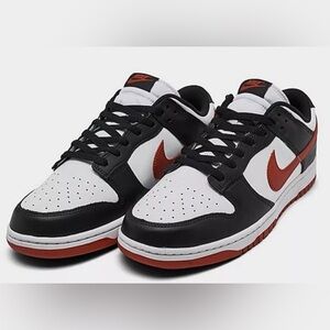 Nike Dunk Low Retro Shoes White Dragon Red Black DV0833-108 Men's Sizes 9 NEW